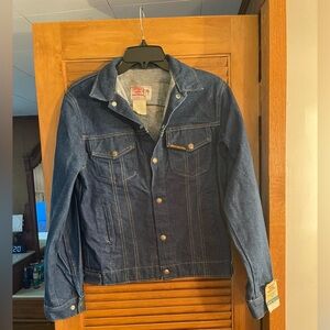 NWT Vintage Saddle King Western Denim Jacket